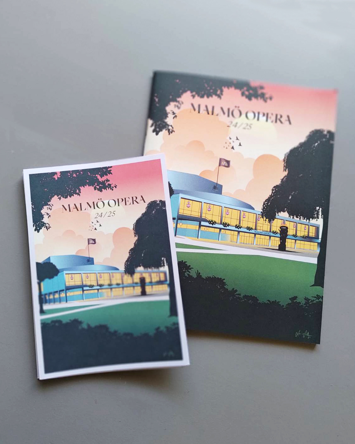 Cover illustration for Malmö Opera’s 2024/2025 season programme