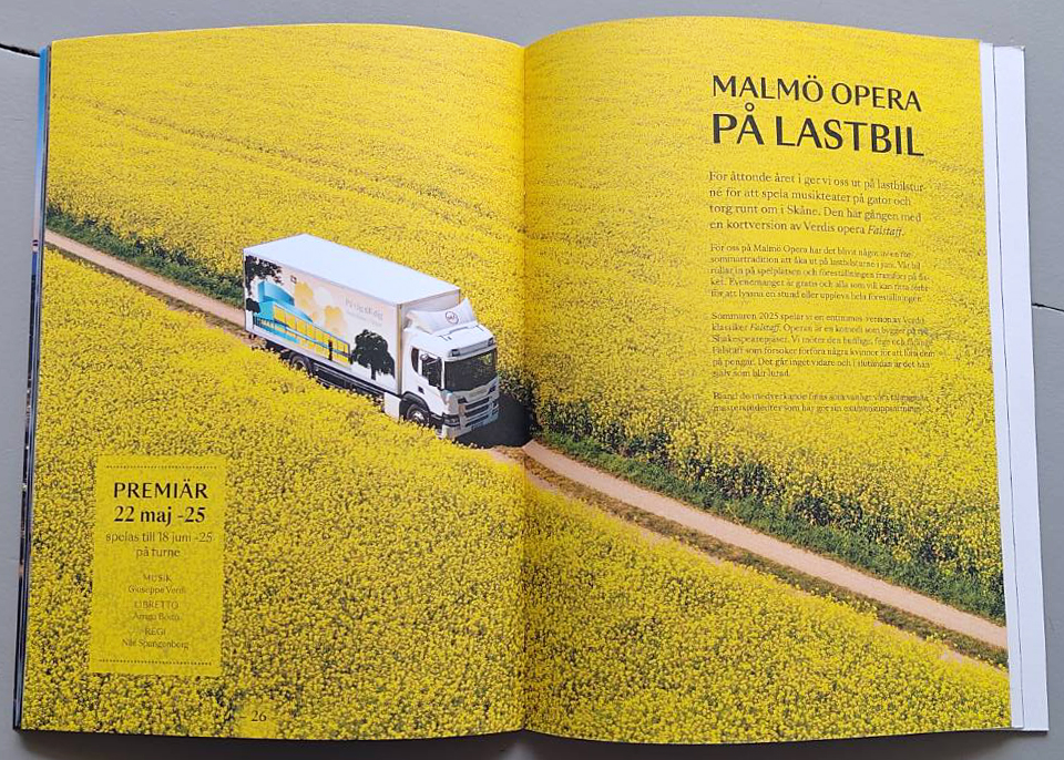 Cover illustration for Malmö Opera’s 2024/2025 season programme